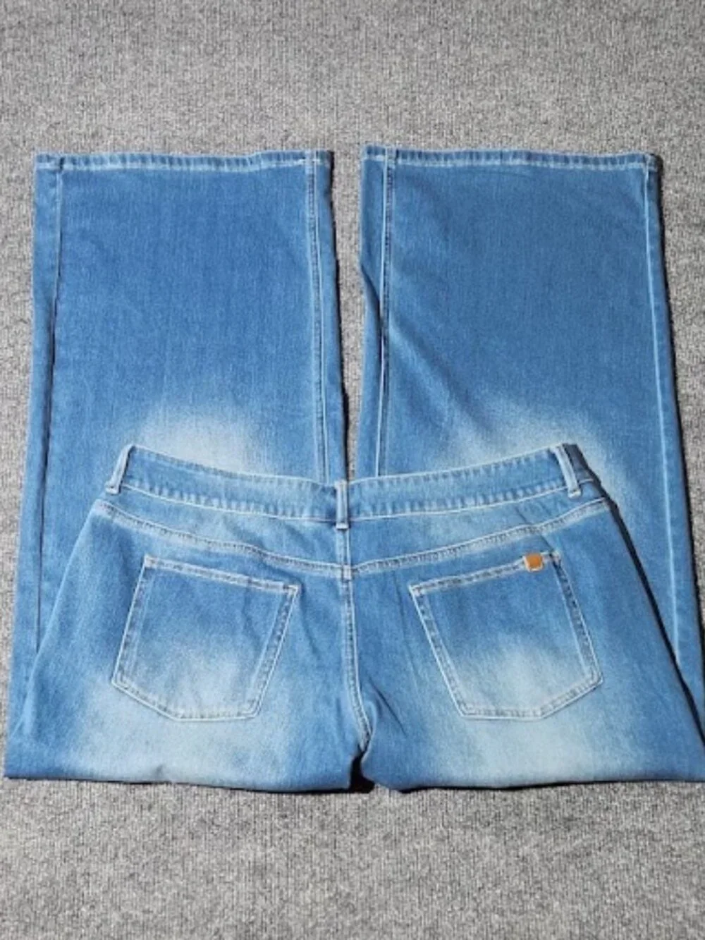 Halara Flex Denim Wide-leg Size Large - Picture 3 of 5